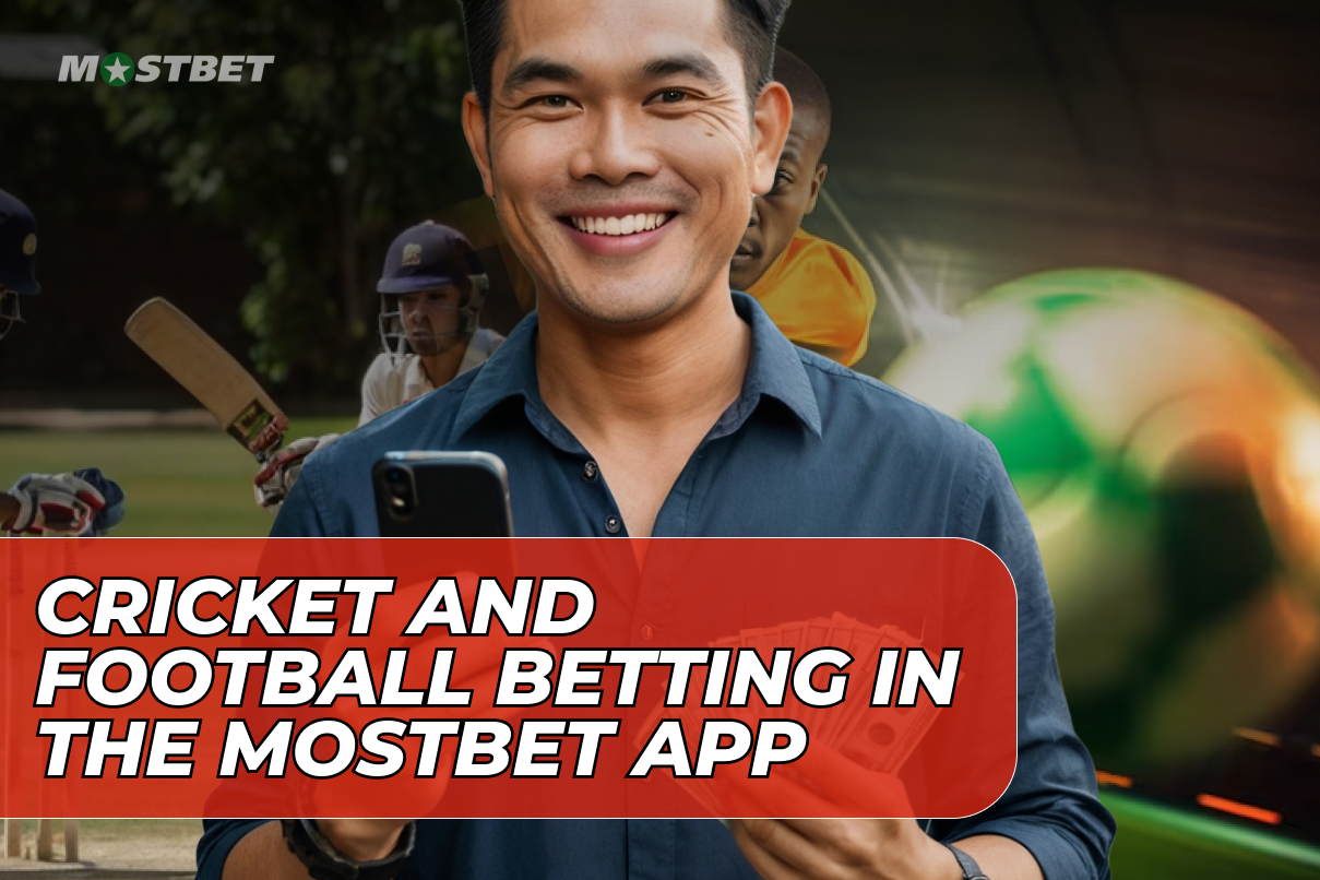 Cricket and Football Betting in the Mostbet App